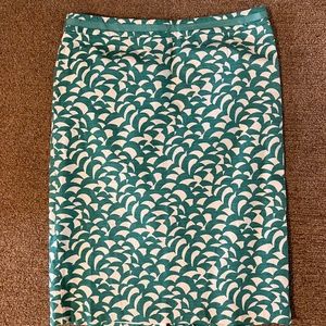 Boden 12L Printed Cotton Skirt, Crocus April Showers